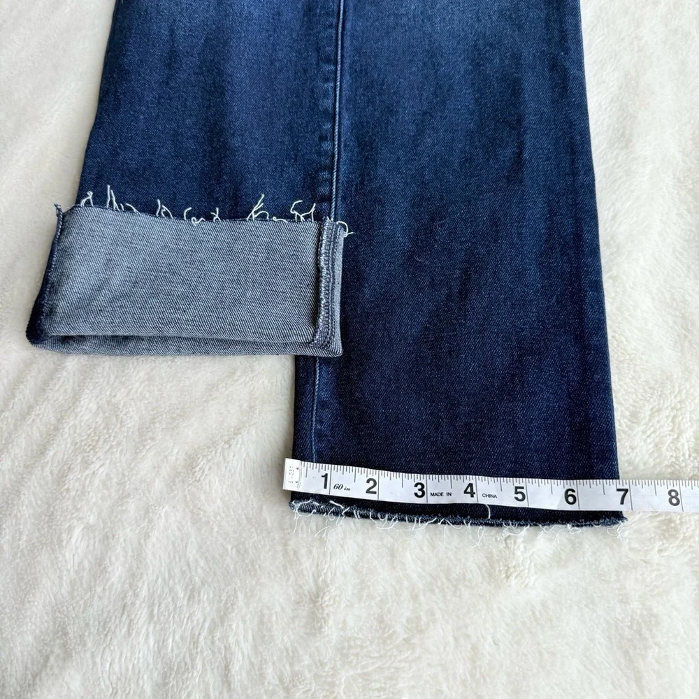 Frank & Eileen NWOT Everyday Cork Rinse Blue Cropped Raw Jeans 27 - Picture 5 of 10